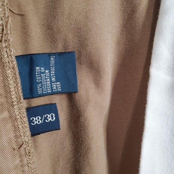 Polo Ralph Lauren Mens Size 38/30 Pants Classic Straight 650 Chino Khaki Tan - Picture 8 of 13